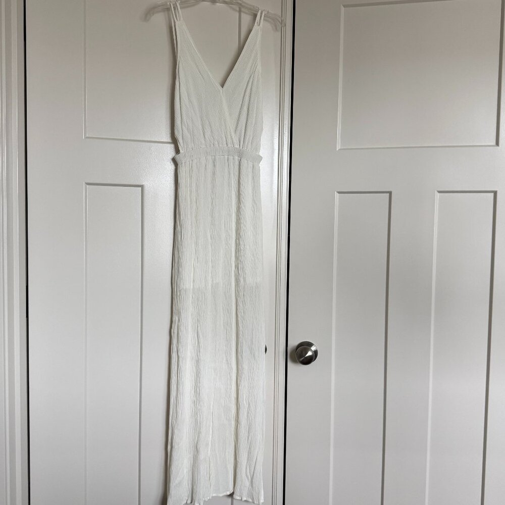 Lulus Women’s Lost In Paradise White Maxi Dress - Size XXS - Picture 2 of 6